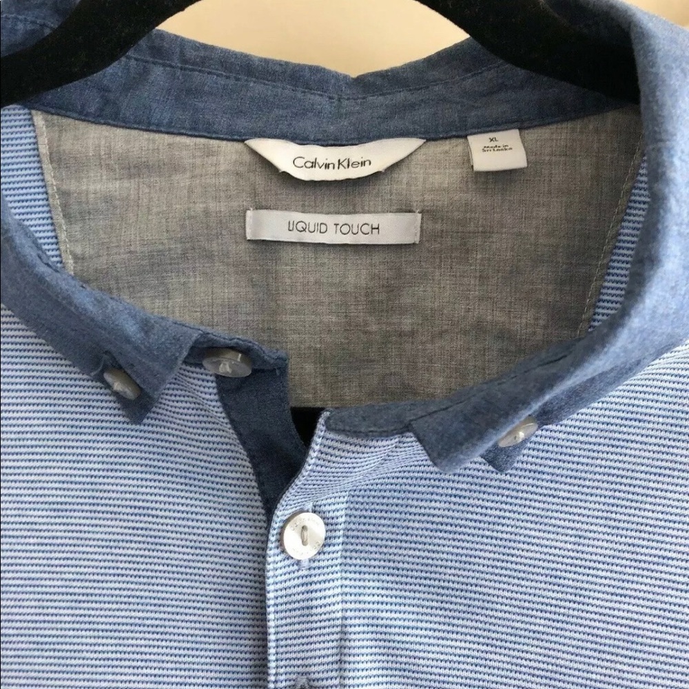 Calvin Klein Liquid Touch Polo XL Mens.